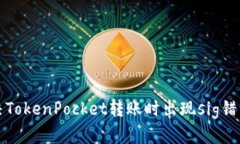 如何解决TokenPocket转账时出现sig错误的问题