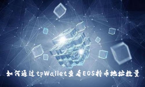 如何通过tpWallet查看EOS持币地址数量